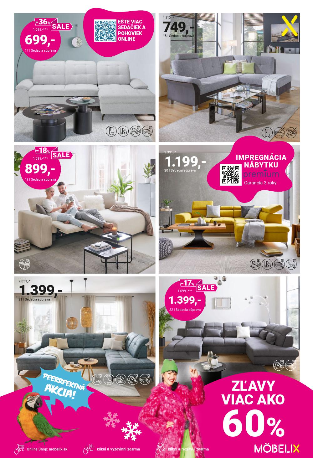 Leták Möbelix (6. 1. - 19. 1. 2025) - strana 5 z 8
