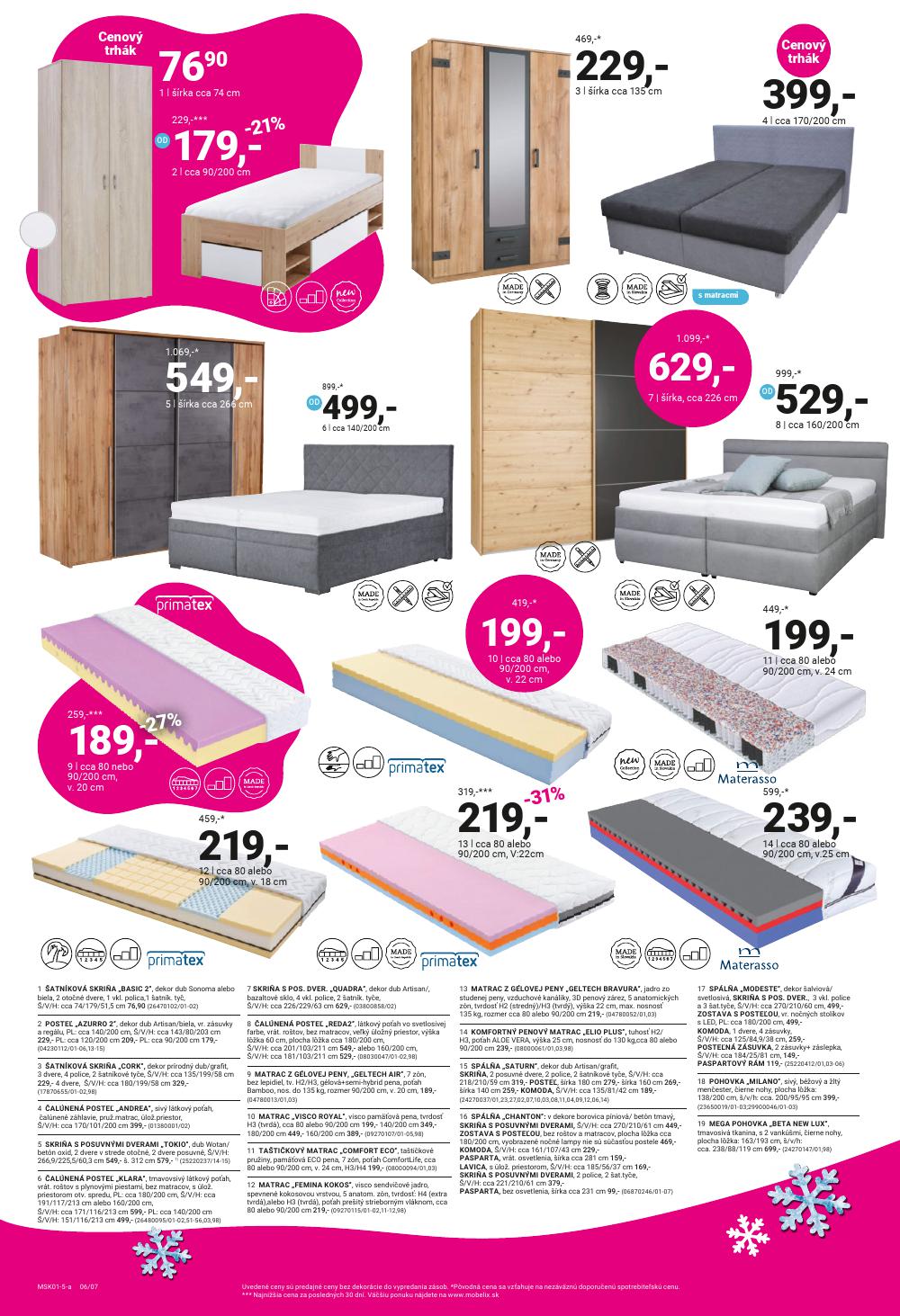 Leták Möbelix (6. 1. - 19. 1. 2025) - strana 6 z 8