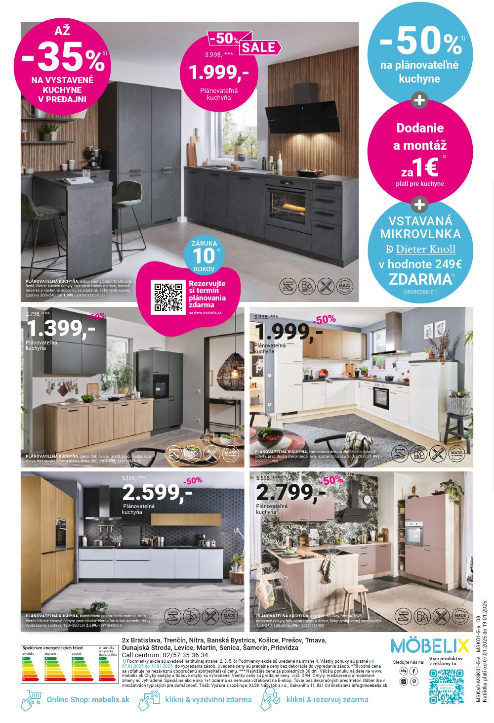 Leták Möbelix (6. 1. - 19. 1. 2025) - strana 8 z 8