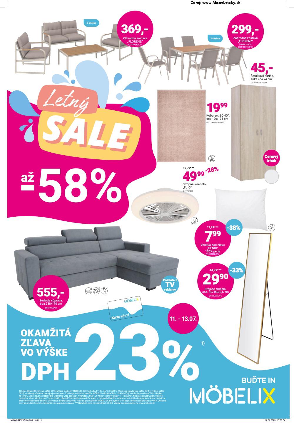 Leták Möbelix - strana 1