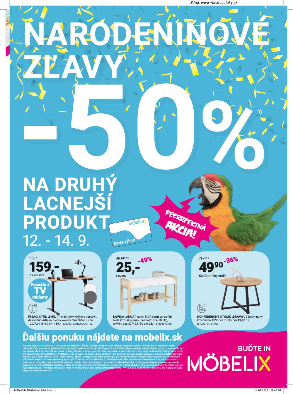 Leták Möbelix - strana 1