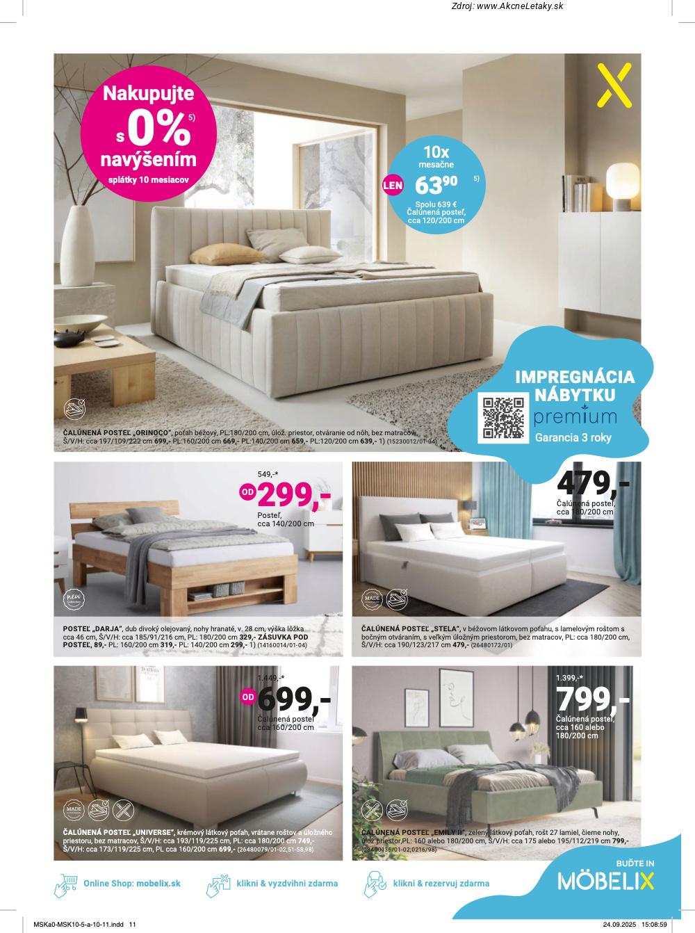 Leták Möbelix (13. 10. - 26. 10. 2025) - strana 11 z 16