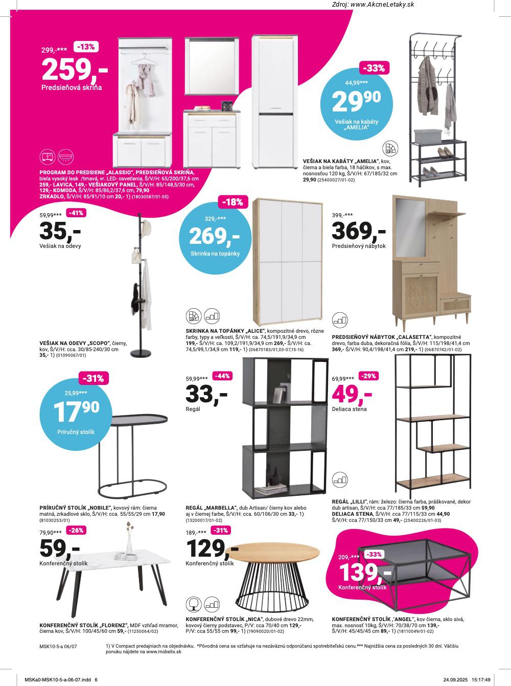 Leták Möbelix (13. 10. - 26. 10. 2025) - strana 6 z 16
