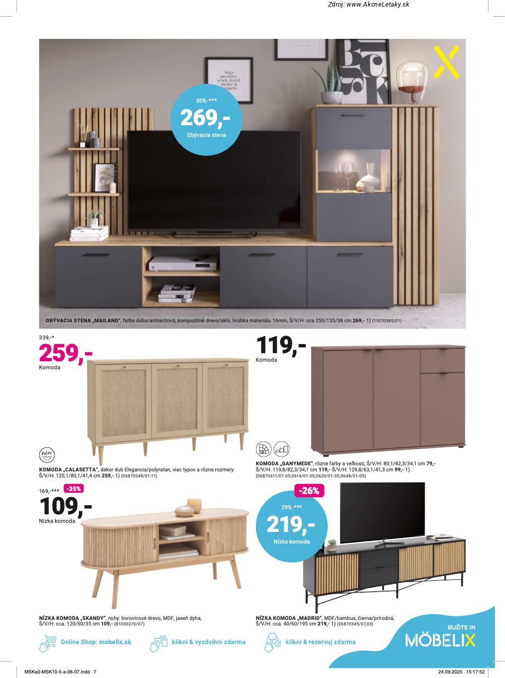 Leták Möbelix (13. 10. - 26. 10. 2025) - strana 7 z 16