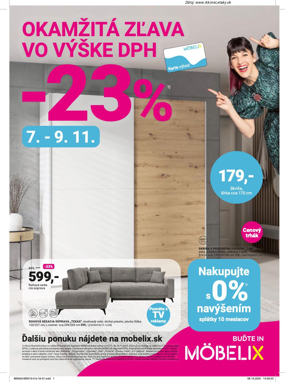 Leták Möbelix - strana 1