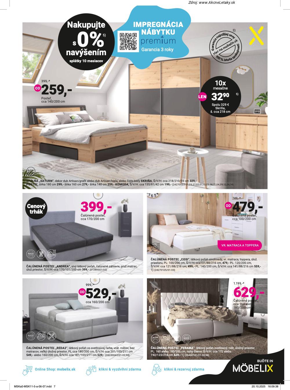 Leták Möbelix (10. 11. - 23. 11. 2025) - strana 7 z 16