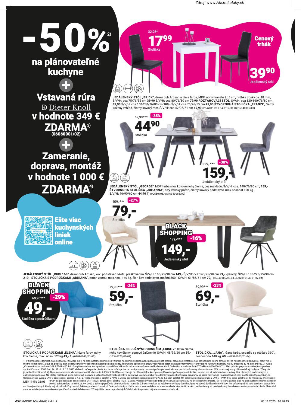 Leták Möbelix (24. 11. - 7. 12. 2025) - strana 2 z 16
