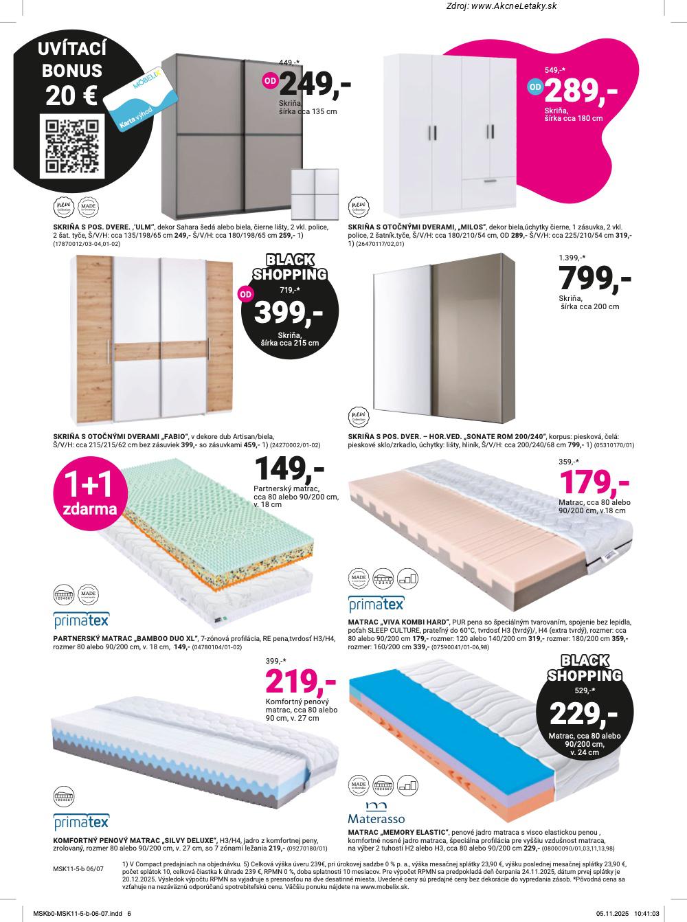 Leták Möbelix (24. 11. - 7. 12. 2025) - strana 6 z 16