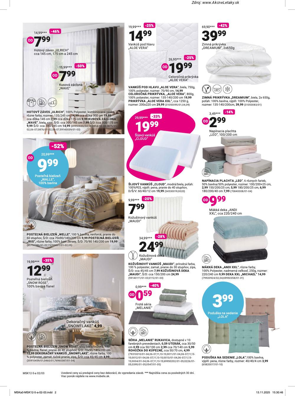 Leták Möbelix (8. 12. - 28. 12. 2025) - strana 2 z 12