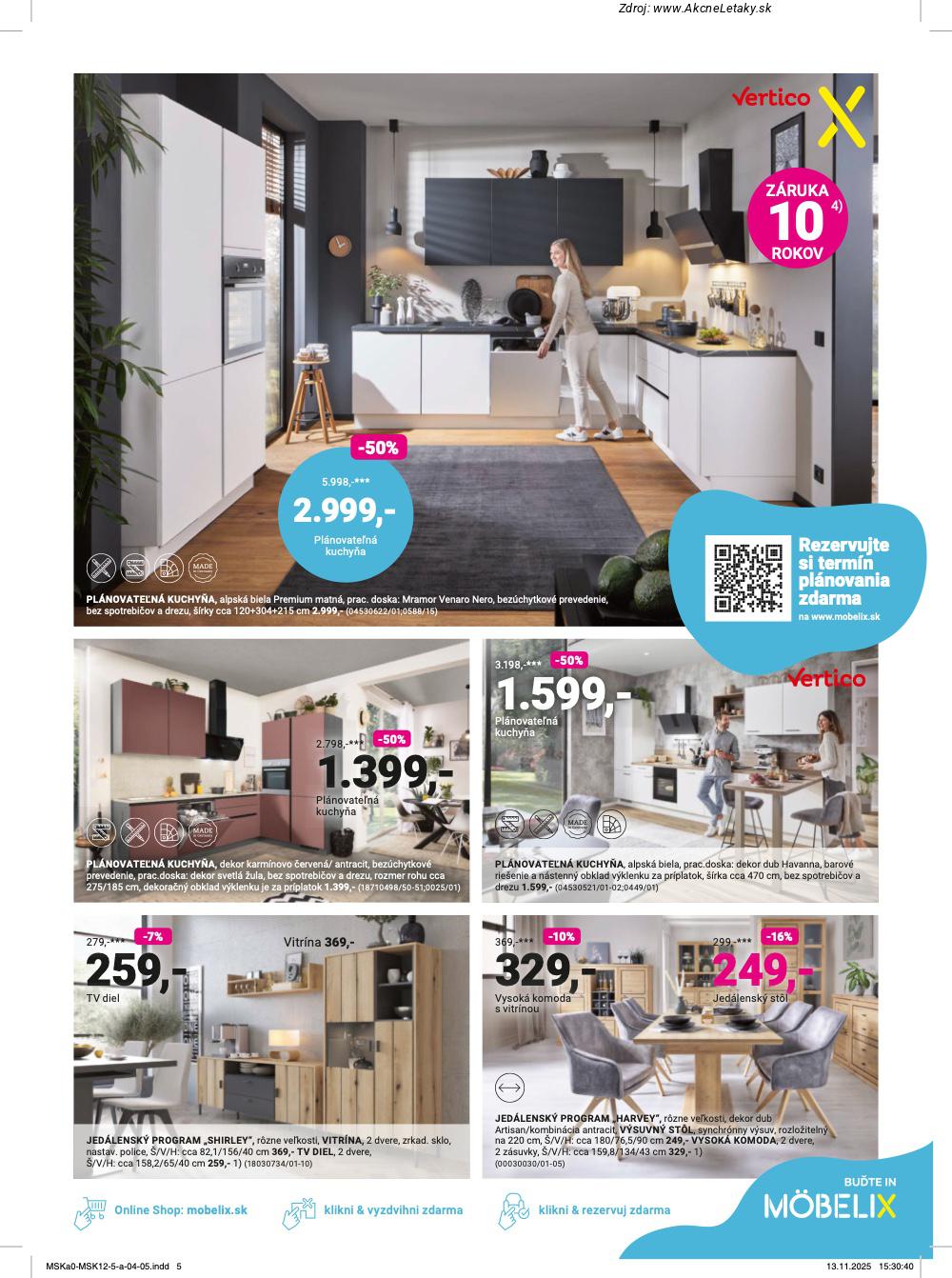 Leták Möbelix (8. 12. - 28. 12. 2025) - strana 5 z 12