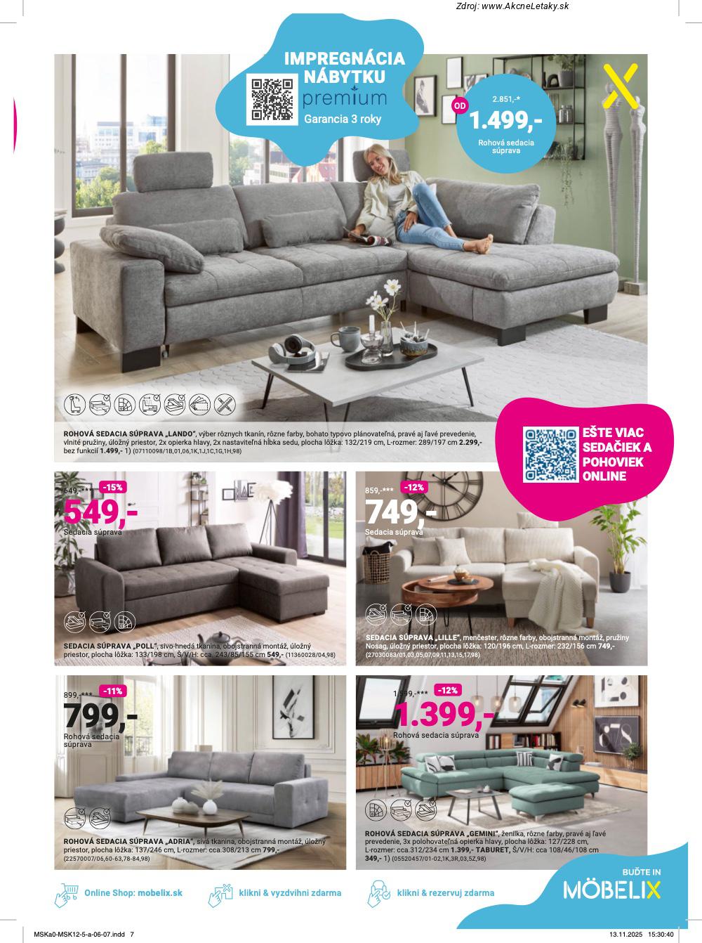 Leták Möbelix (8. 12. - 28. 12. 2025) - strana 7 z 12