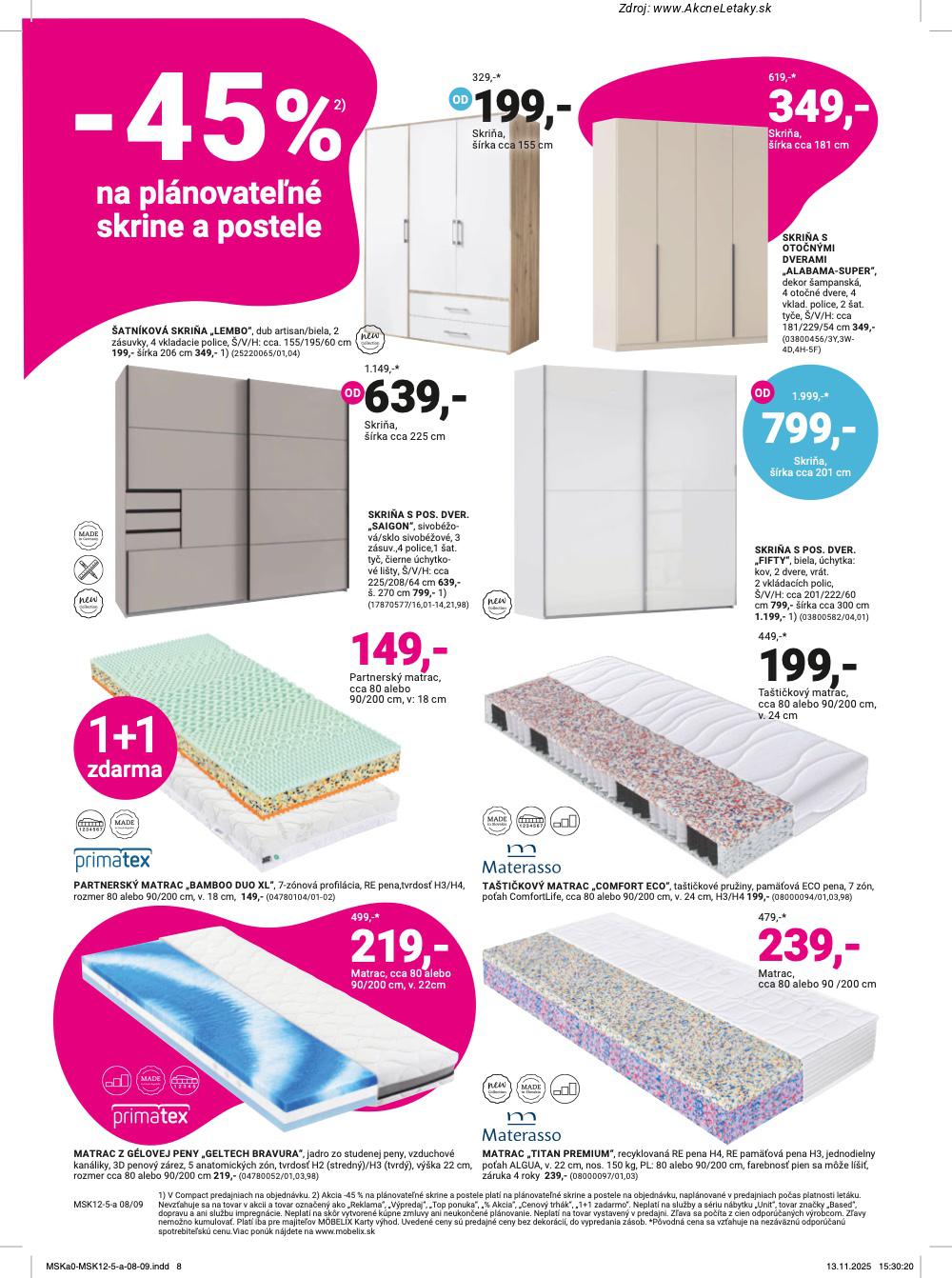 Leták Möbelix (8. 12. - 28. 12. 2025) - strana 8 z 12