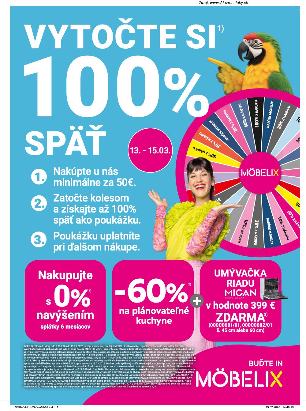 Leták Möbelix - strana 1