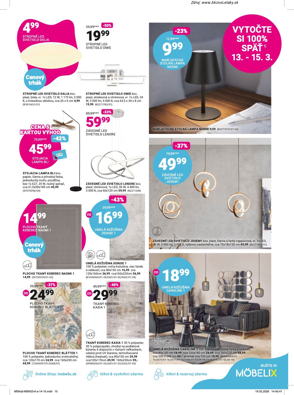 Leták Möbelix - strana 15