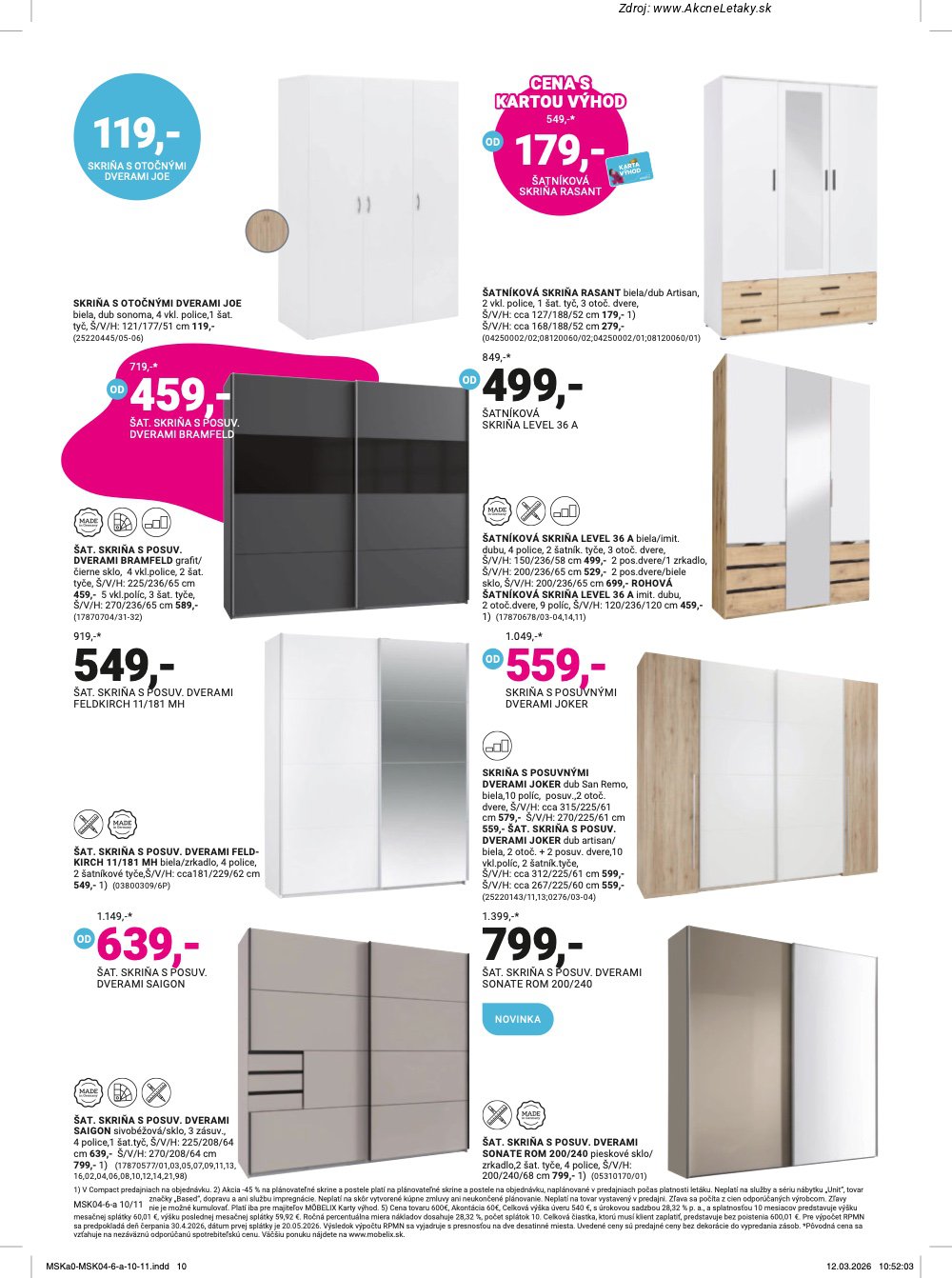 Leták Möbelix (6. 4. - 10. 5. 2026) - strana 10 z 16