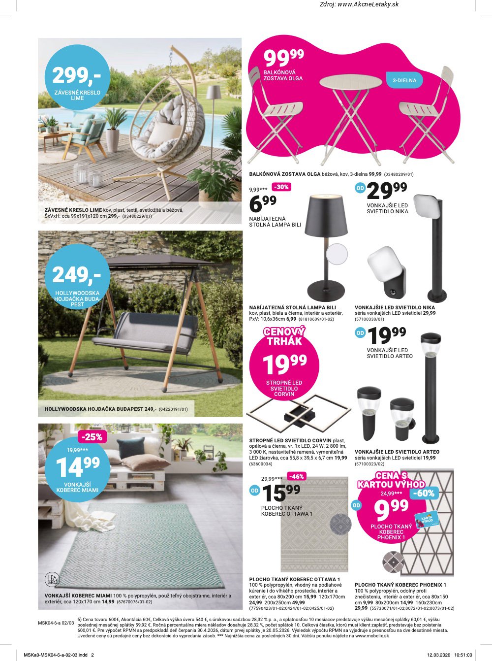 Leták Möbelix (6. 4. - 10. 5. 2026) - strana 2 z 16