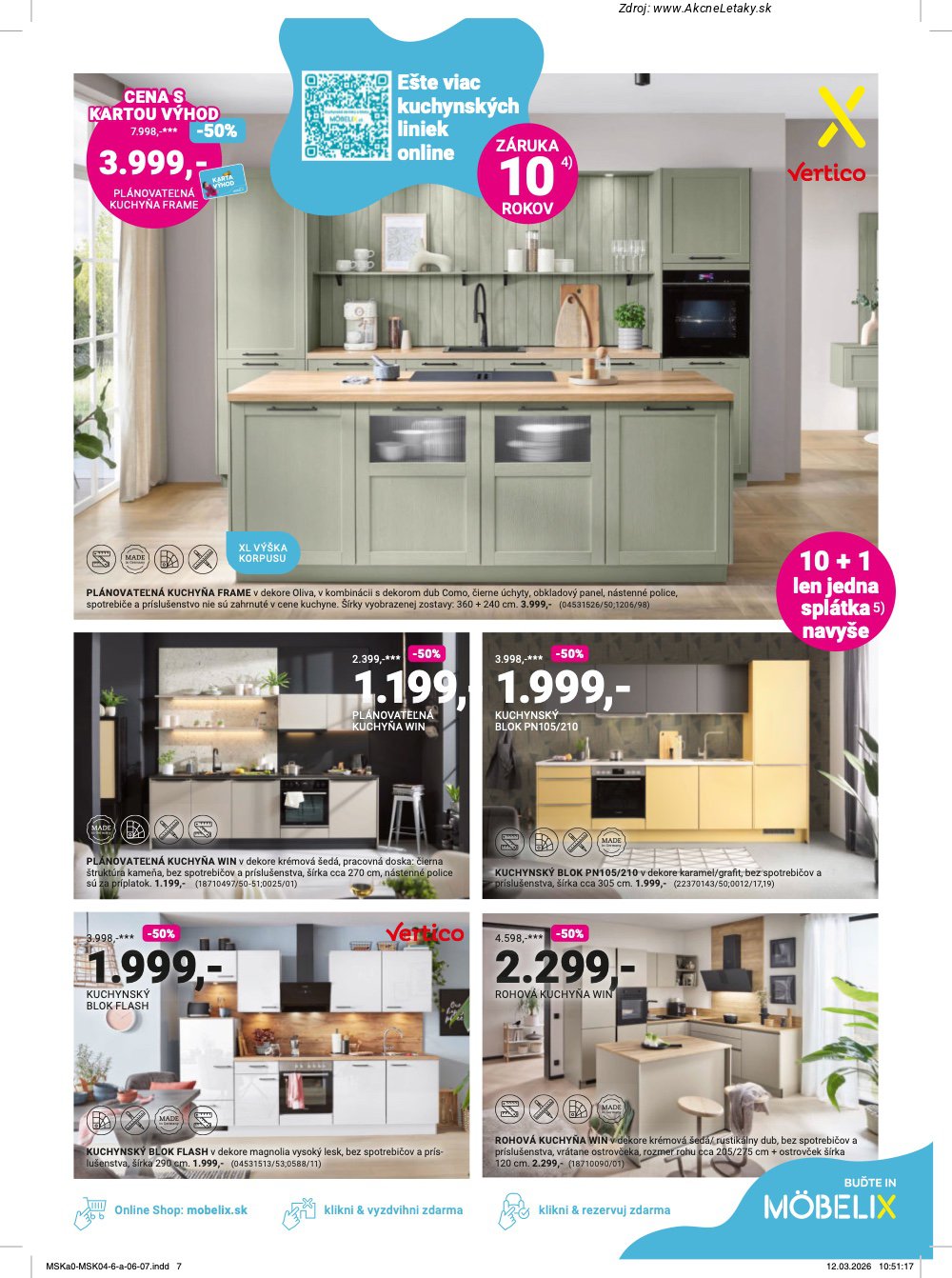 Leták Möbelix (6. 4. - 10. 5. 2026) - strana 7 z 16