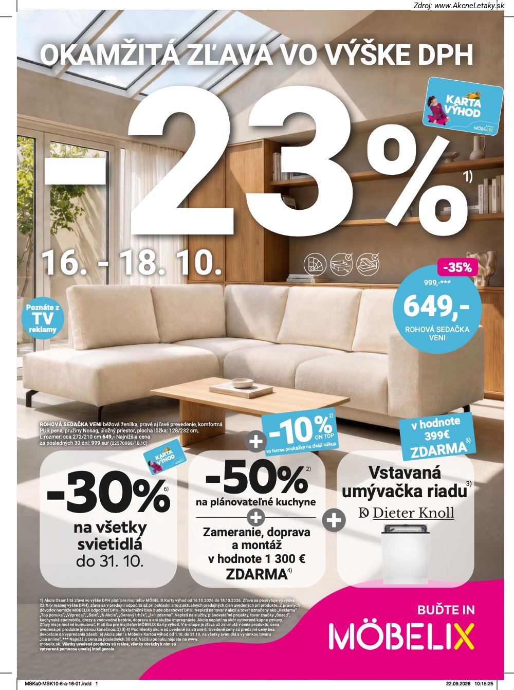 Leták Möbelix - strana 1