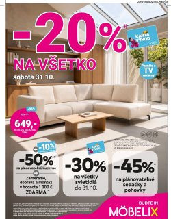 Leták Möbelix