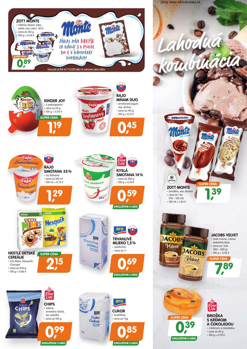 Leták Môj obchod (29. 8. - 11. 9. 2025) - strana 3 z 4