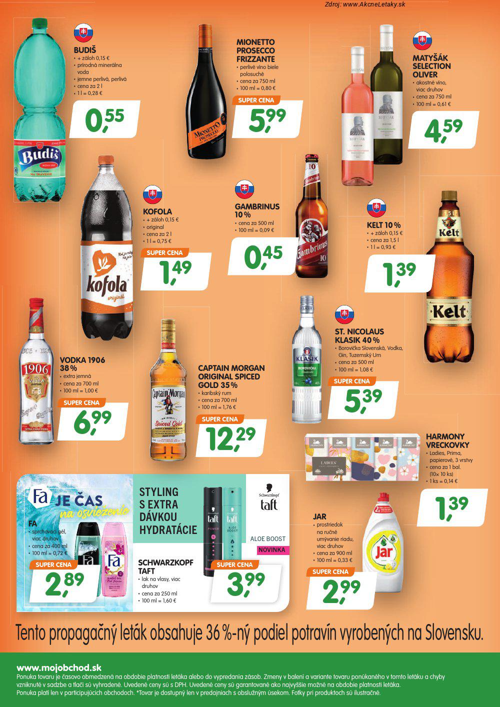 Leták Môj obchod (29. 8. - 11. 9. 2025) - strana 4 z 4
