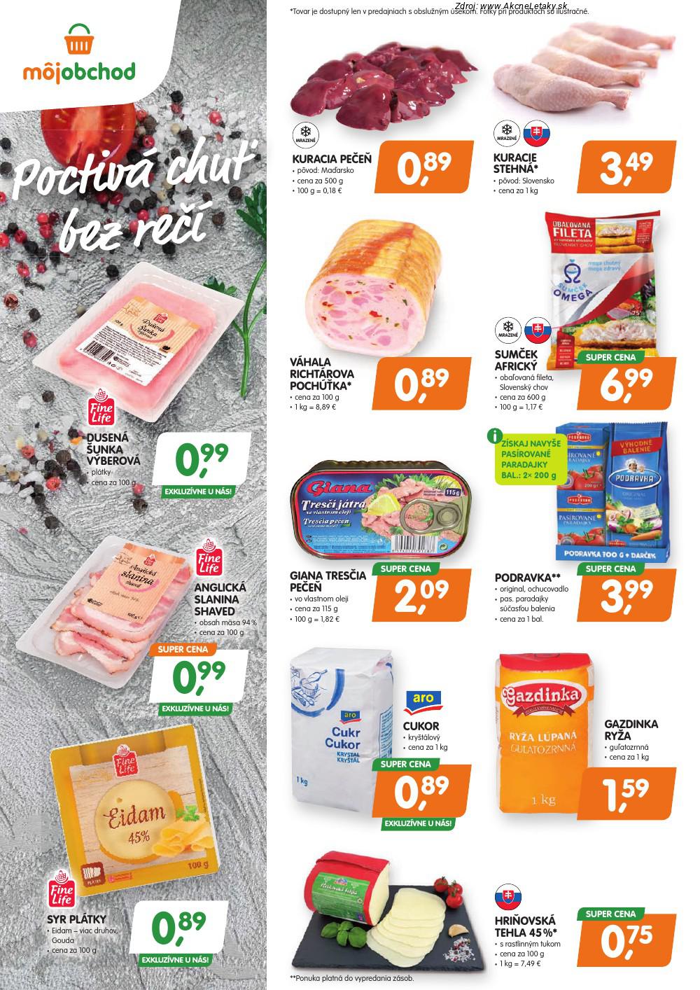 Leták Môj obchod - strana 2