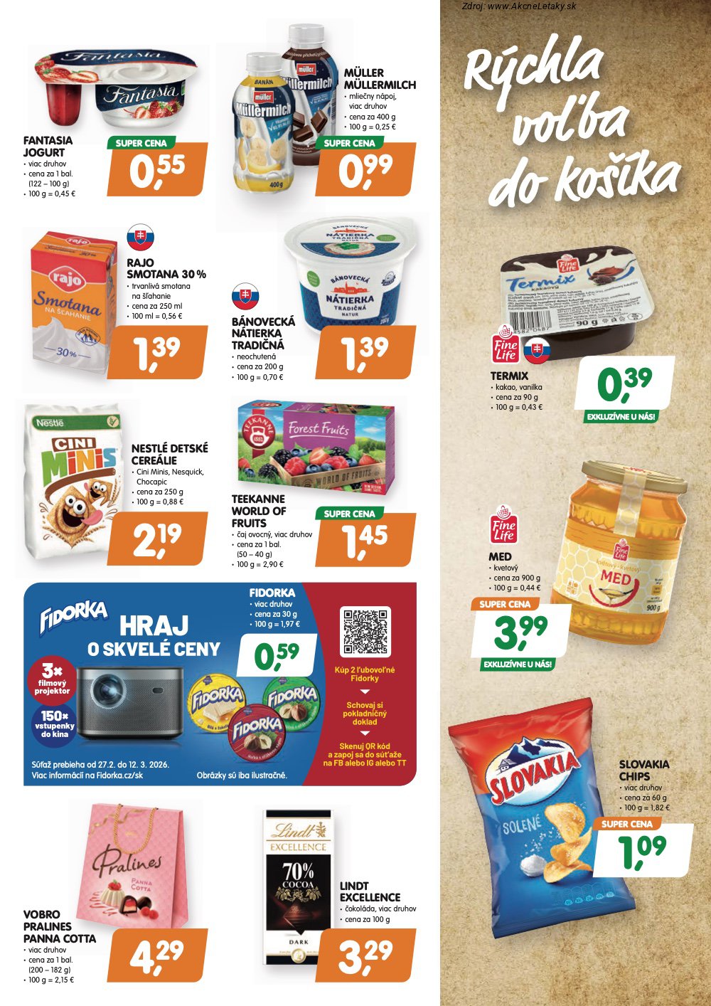 Leták Môj obchod - strana 3