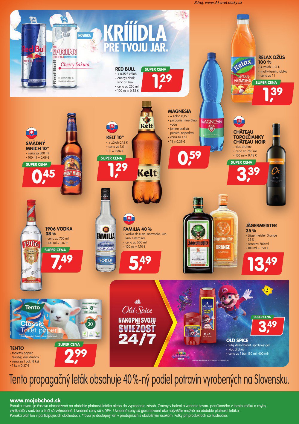 Leták Môj obchod (10. 4. - 23. 4. 2026) - strana 4 z 4