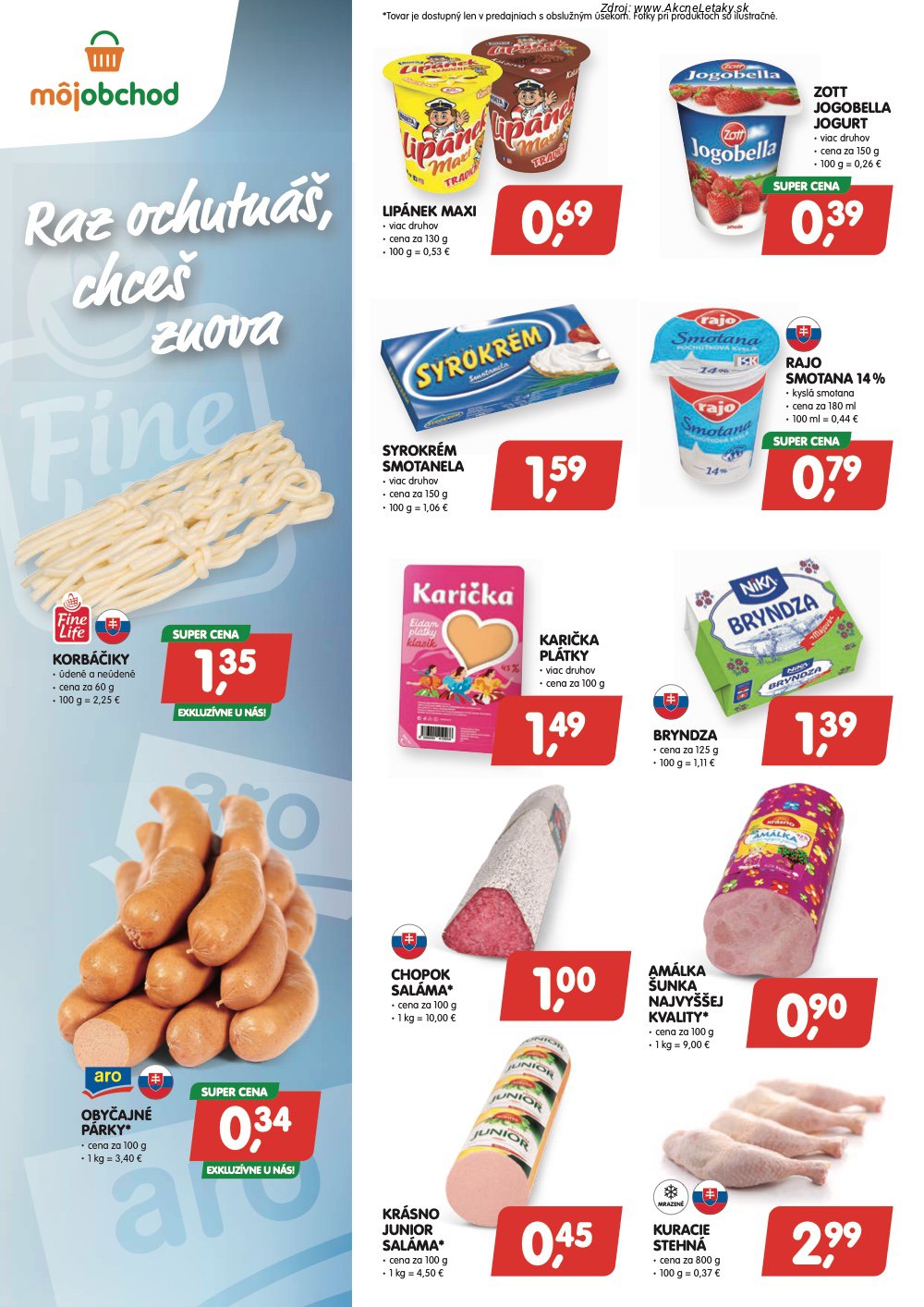 Leták Môj obchod - strana 2