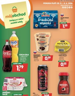 Leták Môj obchod 22. 5. - 4. 6. 2026 