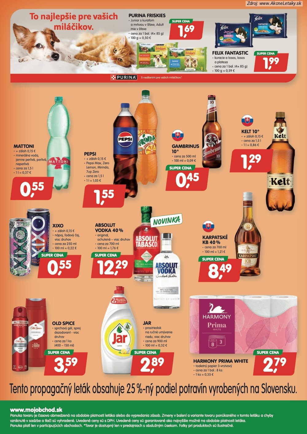 Leták Môj obchod (3. 7. - 16. 7. 2026) - strana 4 z 4
