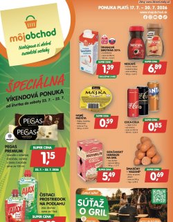 Leták Môj obchod 17. 7. - 30. 7. 2026 