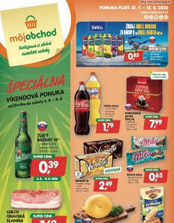 Leták Môj obchod od 31. 7.