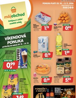 Leták Môj obchod 23. 10. - 5. 11. 2026 