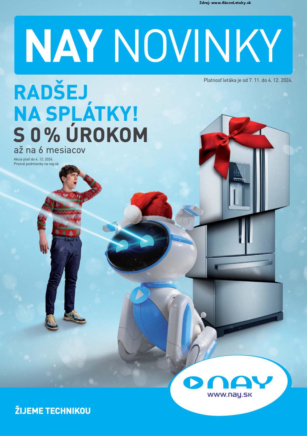 Leták NAY (7. 11. - 4. 12. 2024) - strana 1 z 28