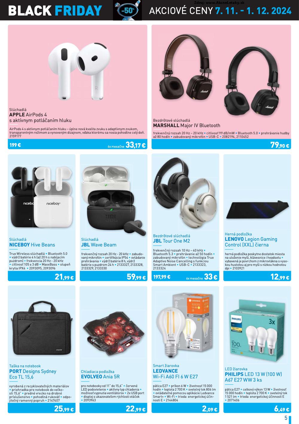 Leták NAY (7. 11. - 4. 12. 2024) - strana 5 z 28