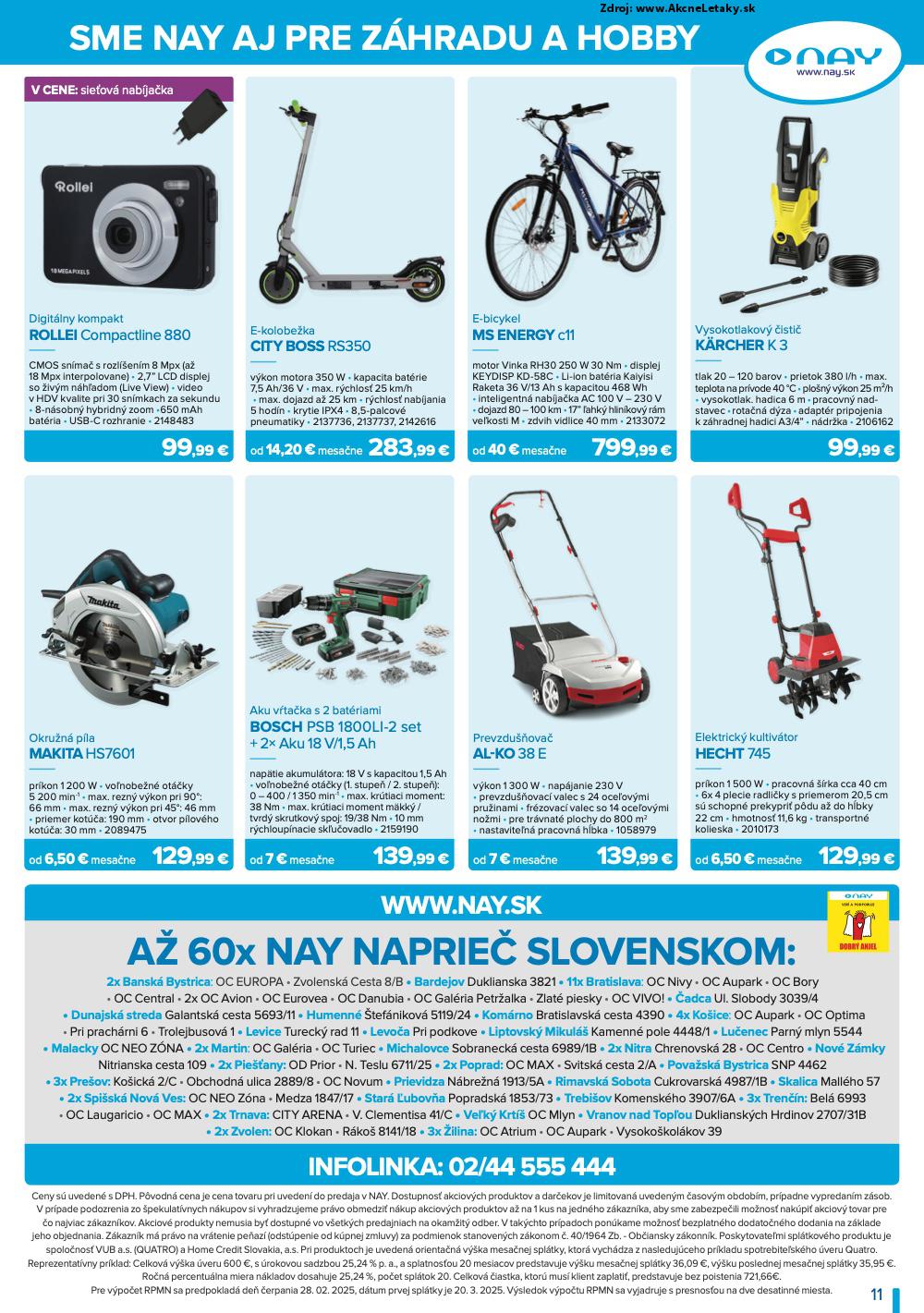 Leták NAY (6. 3. - 31. 3. 2025) - strana 11 z 12