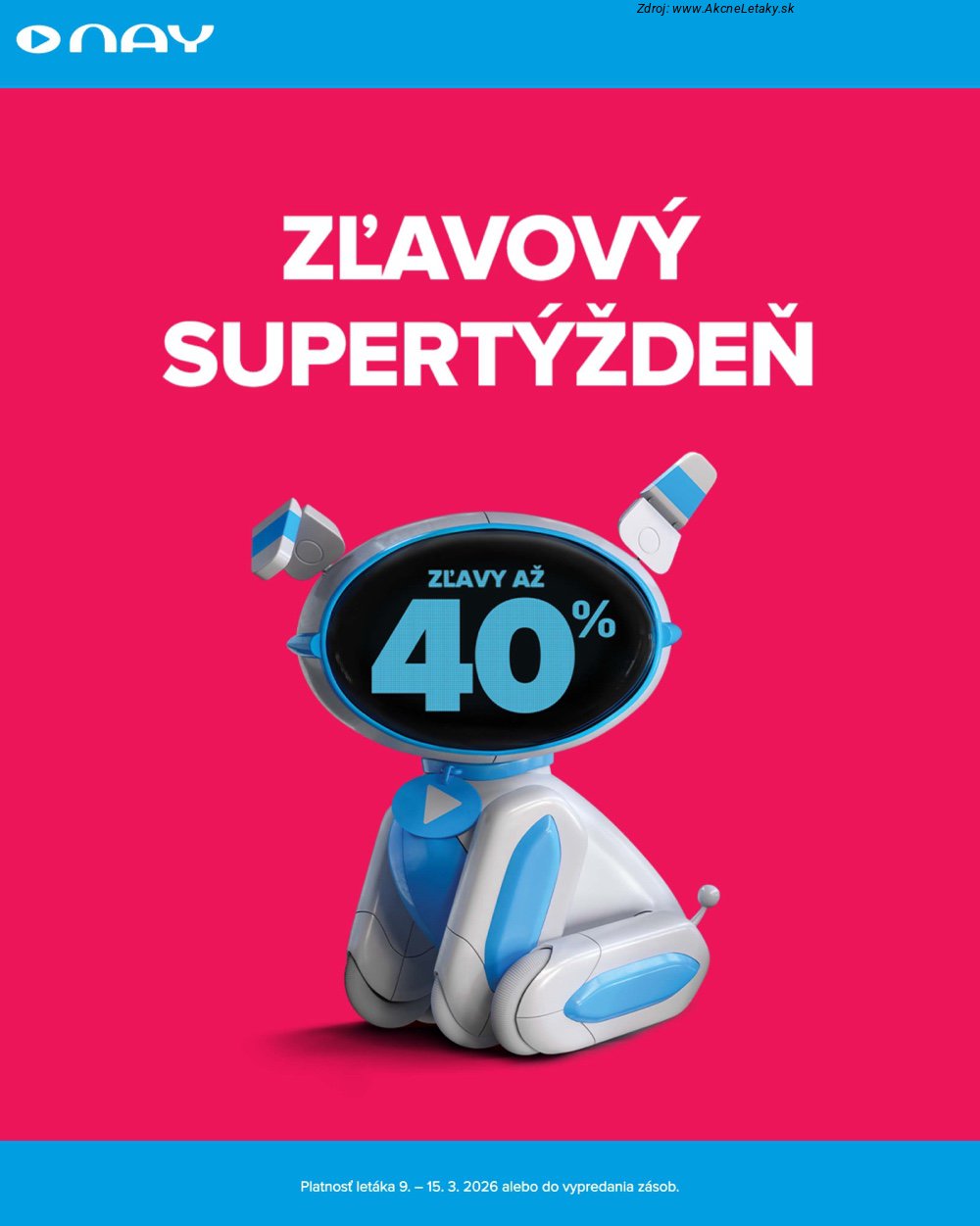 Leták NAY (9. 3. - 15. 3. 2026) - strana 1 z 17