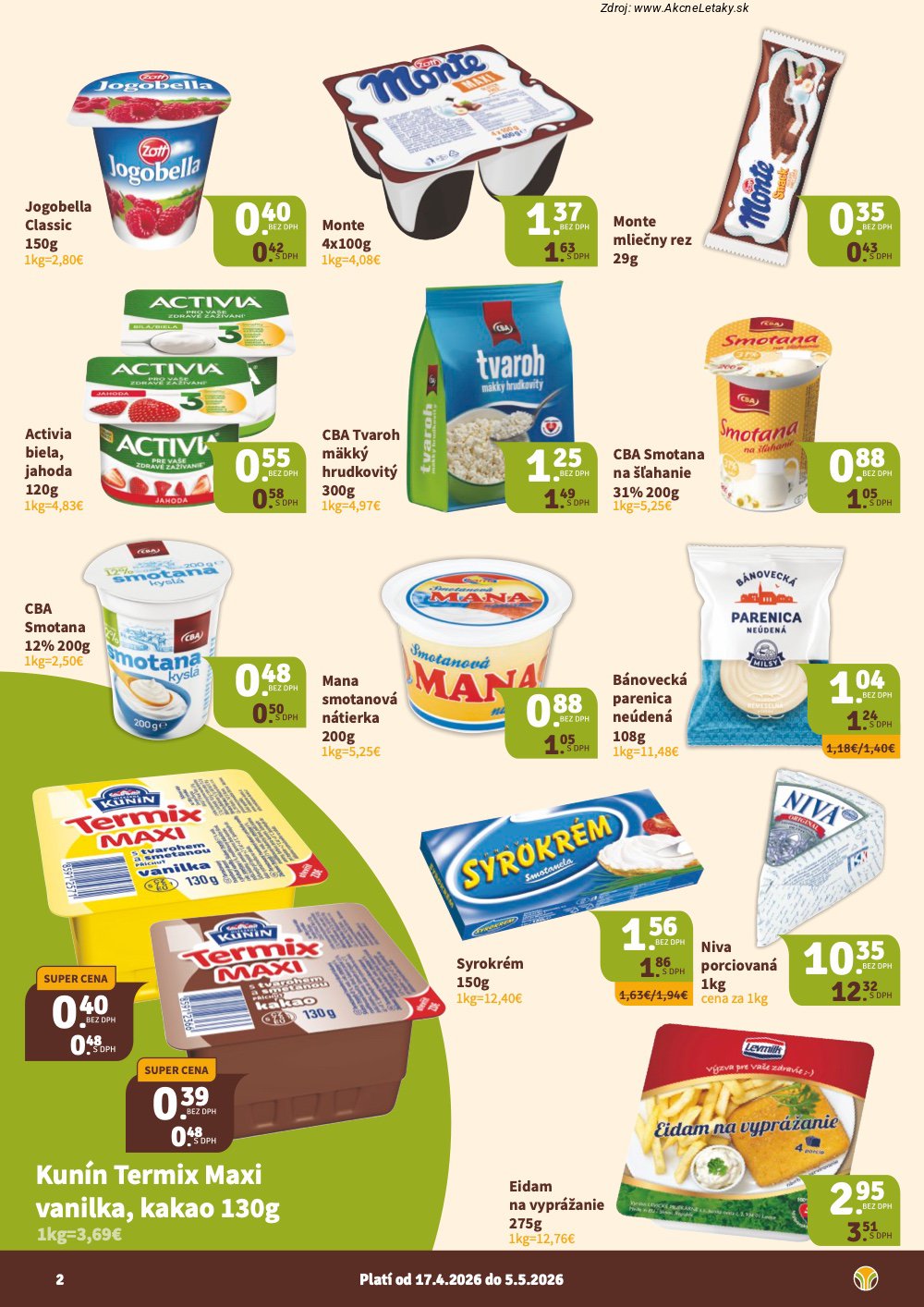 Leták Nitrazdroj (17. 4. - 4. 5. 2026) - strana 2 z 8