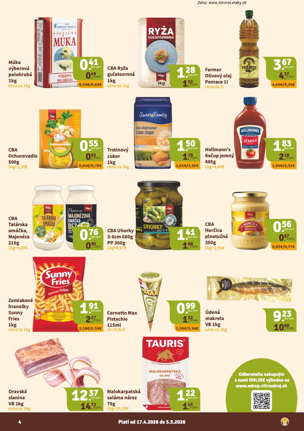 Leták Nitrazdroj (17. 4. - 4. 5. 2026) - strana 4 z 8