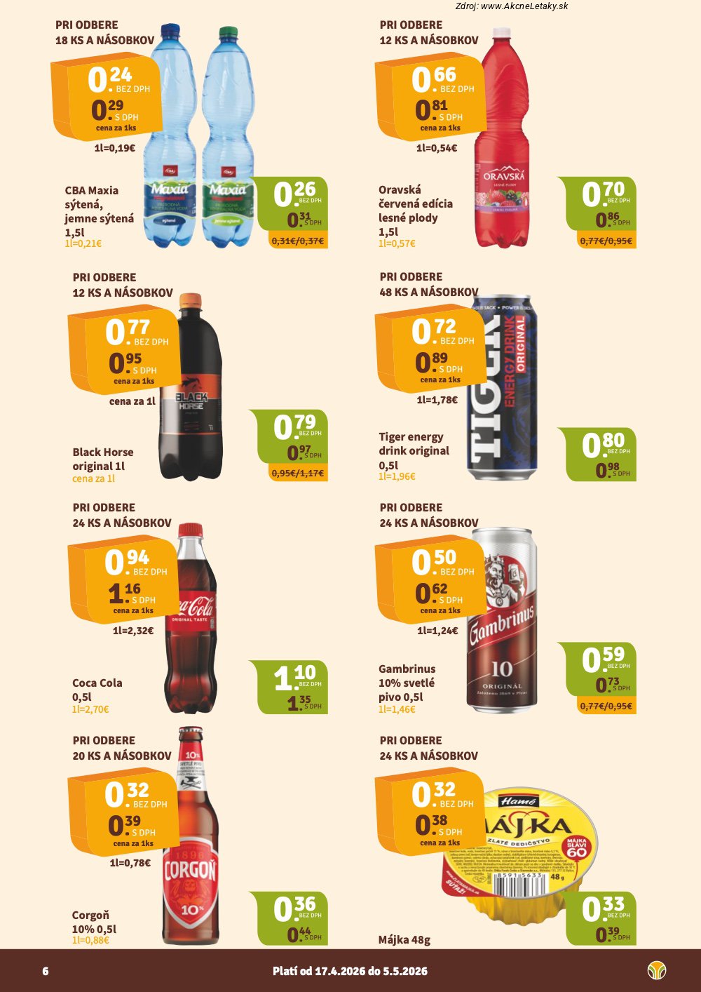 Leták Nitrazdroj (17. 4. - 4. 5. 2026) - strana 6 z 8