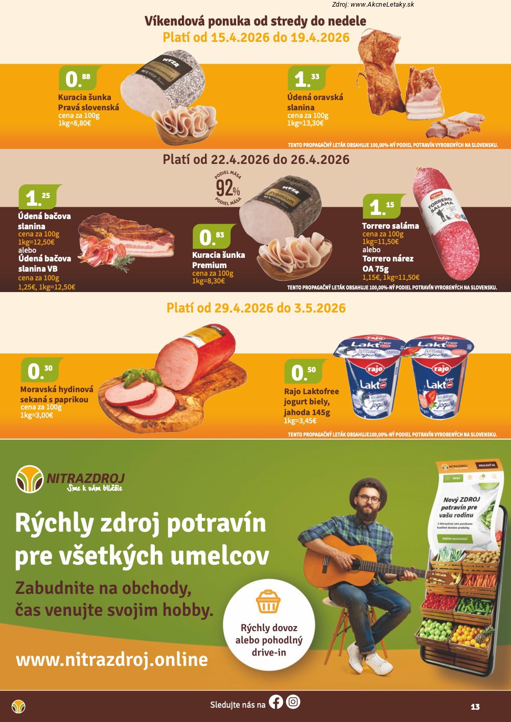 Leták Nitrazdroj - strana 13