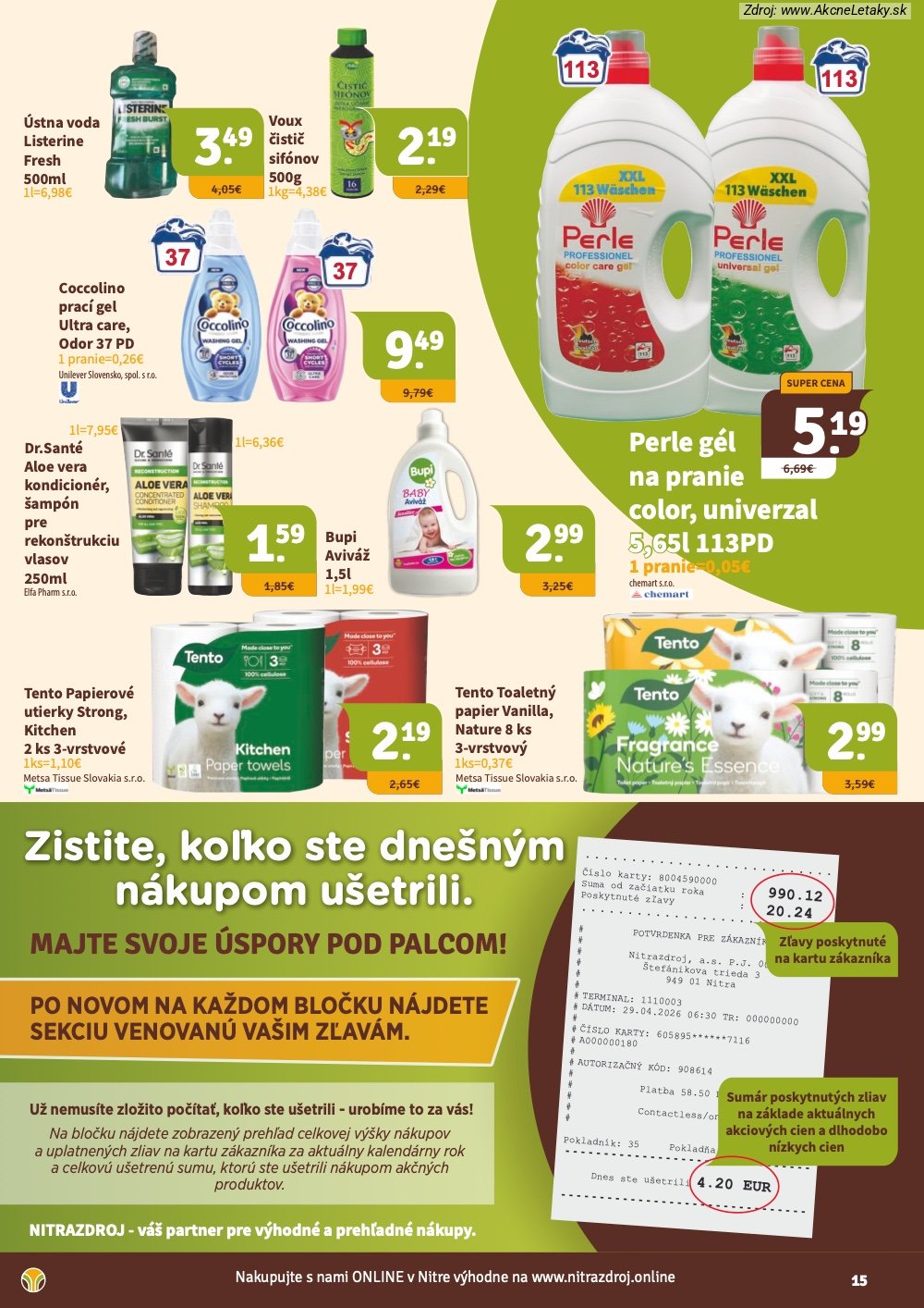Leták Nitrazdroj (22. 5. - 2. 6. 2026) - strana 15 z 16