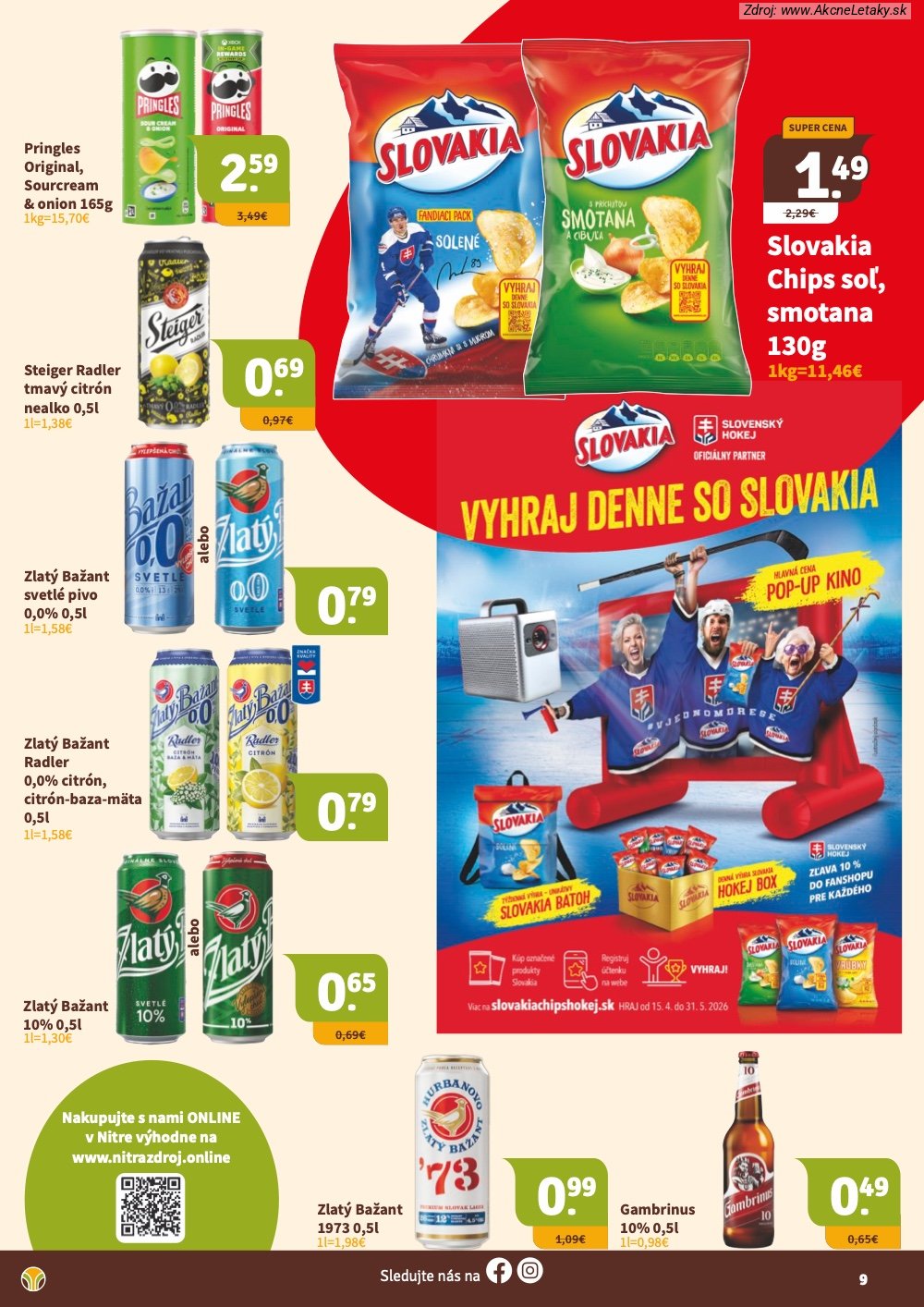 Leták Nitrazdroj (22. 5. - 2. 6. 2026) - strana 9 z 16