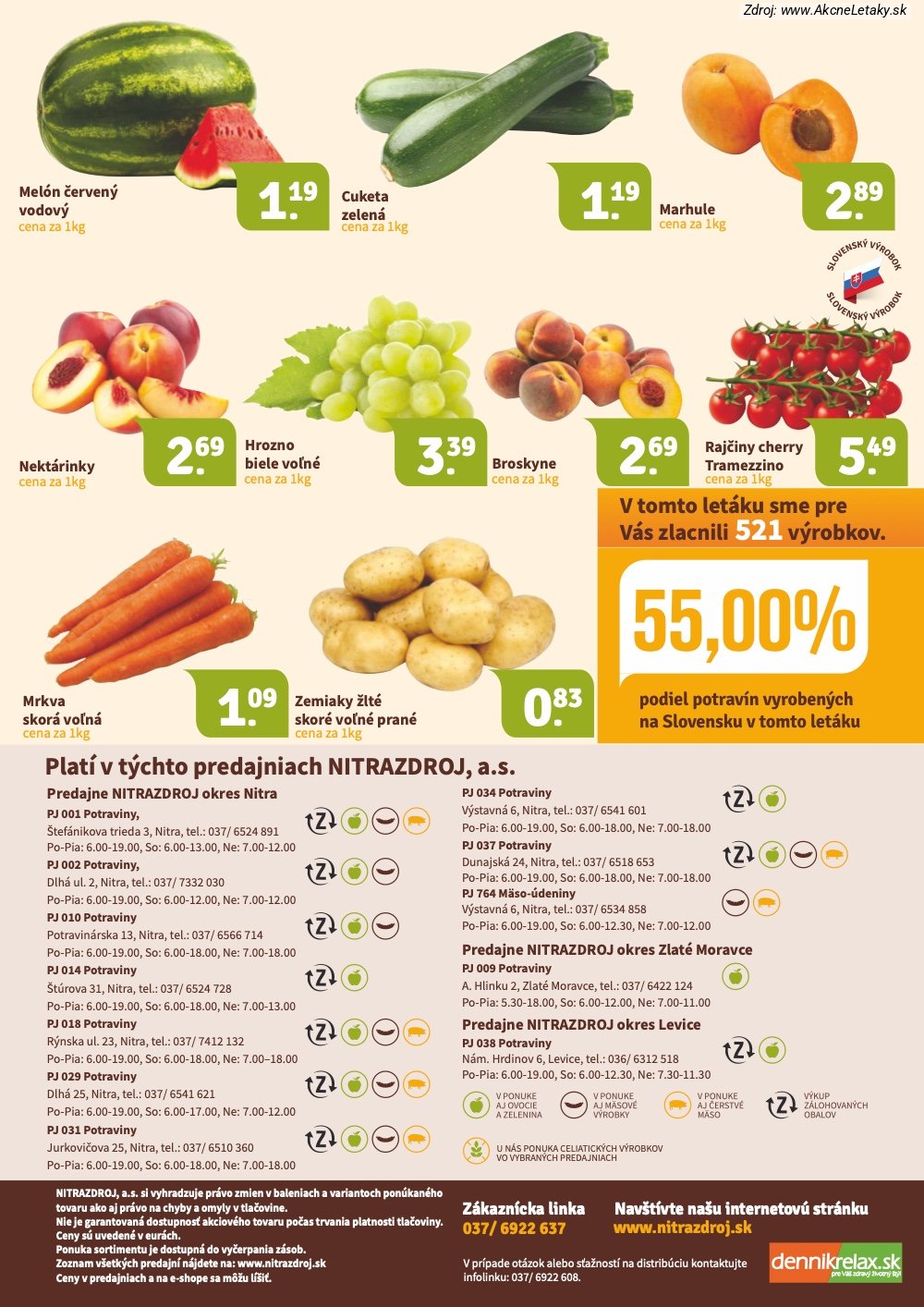 Leták Nitrazdroj (17. 7. - 4. 8. 2026) - strana 16 z 16