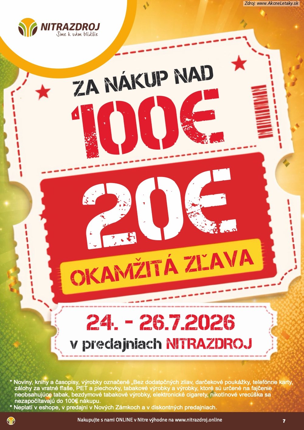 Leták Nitrazdroj (17. 7. - 4. 8. 2026) - strana 7 z 16