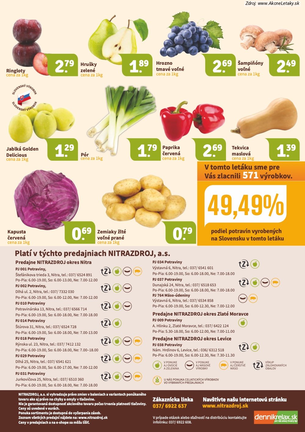 Leták Nitrazdroj (18. 9. - 29. 9. 2026) - strana 16 z 16