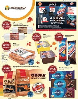 Leták Nitrazdroj 1. 10. - 14. 10. 2026 Maloobchod