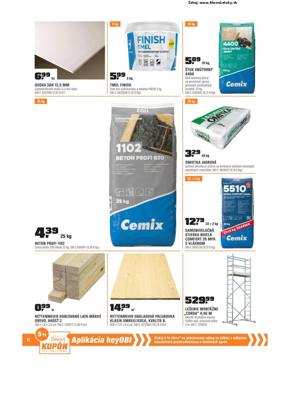 Leták OBI (1. 4. - 1. 5. 2025) - strana 12 z 16