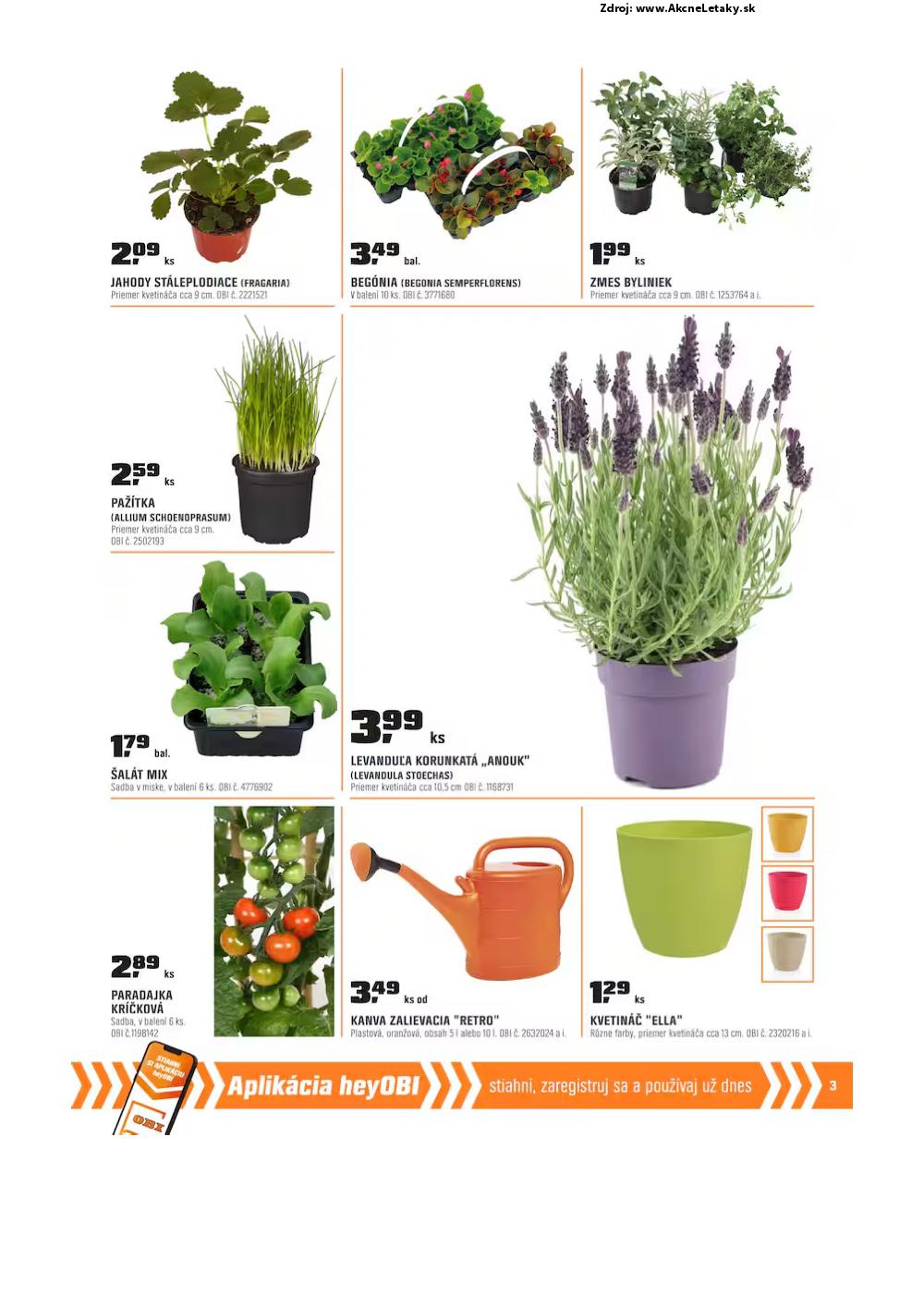 Leták OBI (1. 4. - 1. 5. 2025) - strana 3 z 16
